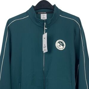 NEW Reigning Champ x Puma T7 Track Jacket Mens L Green Terrain Golf $130